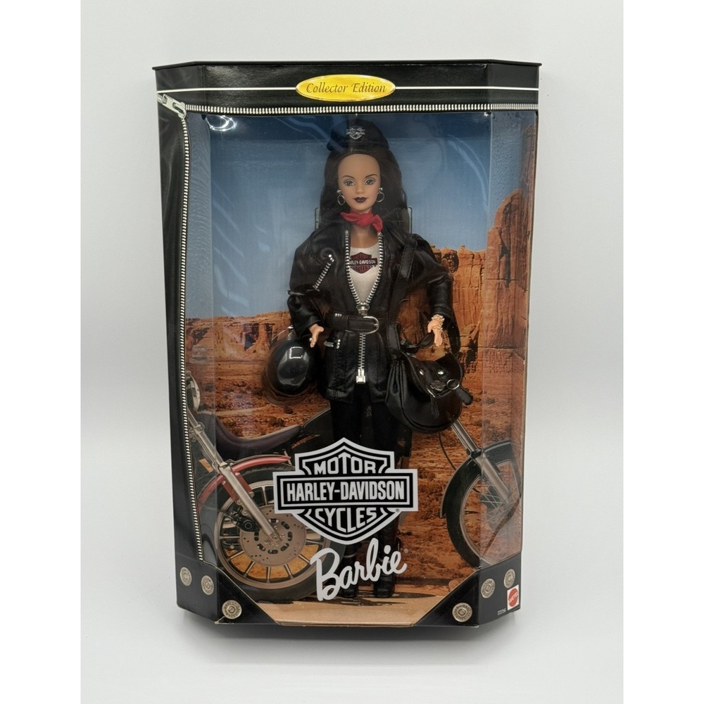 Vintage Harley Davidson Barbie Collector Edition Mattel 22256 1998 NIB